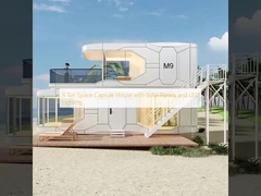 8-тонный космический дом с солнечными панелями и светодиодным освещением