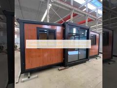 Расширяемые сборные дома с покрытием пола 2 КН/м2 водонепроницаемая краска запечатанные края и настраиваемый размер