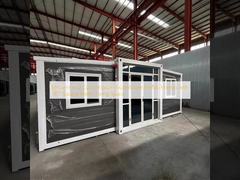 Современные и настраиваемые расширяемые сборные дома с жилой площадью 18,5 квадратных метров