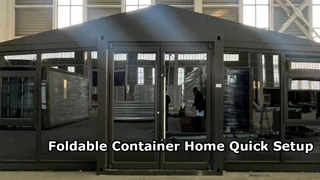 Быстрая установка складного 20-футового контейнера для дома