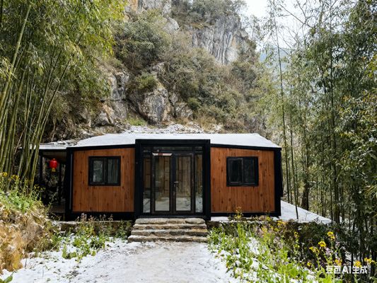 Купить 20ft Foldable Container House with Hot Dip Galvanized Frame Thermal Break Aluminum Windows and Dry Wet Separated Bathroom Производство в сети