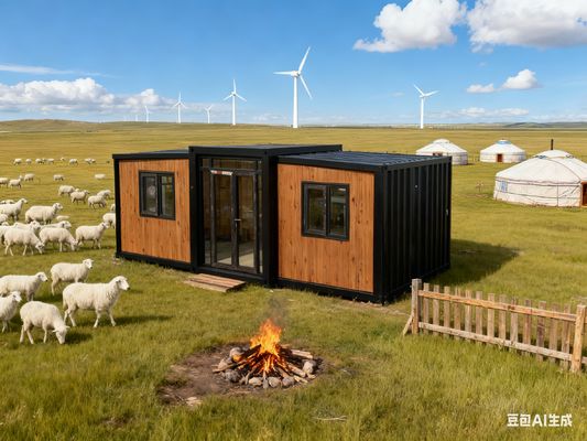 Купить Customized Design Foldable 20ft Container with Thermal-break Aluminum Double Door and 50mm EPS Roof Производство в сети