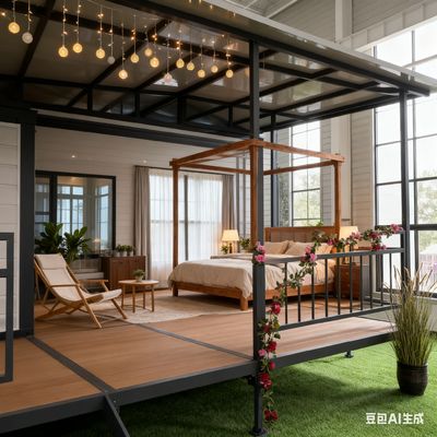 Купить Foldable 20ft Container with Full Galvanized Main Frame L5900*W2220*H2480mm Folded Size 37 Square Meters Floor Area Производство в сети
