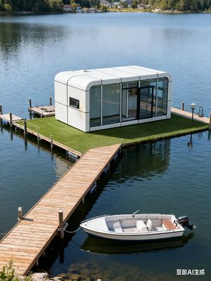 Купить Функции умного дома в Apple Capsule House. Общий вес 5,4 тонны. Вмещает 2 человека Производство в сети