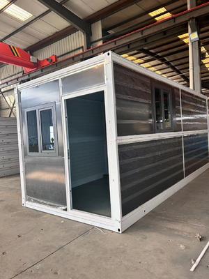 Купить Permanent Flat Pack Folding House Eco-Friendly and Structured Surface with Electrostatic Spraying White Производство в сети