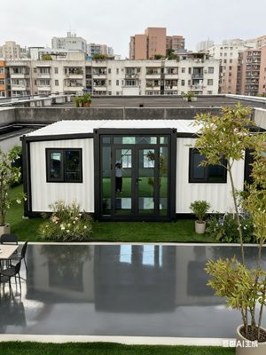 Купить Compact 18.5 Square Meters Foldable Modular Homes with 75mm EPS Sandwich Panels and More Than 30 Years Life Производство в сети