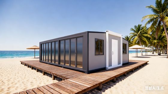 Купить 18.5 Square Meters Floor Area More Than 30 Years Lifespan Foldable Modular Homes with Wire 2.5m2 Производство в сети