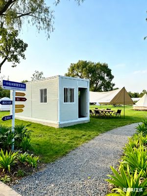 Купить 2.0KN/m2 Ground Live Load A-level Fire Performance Flat Pack Prefab House for Customizable Design Производство в сети