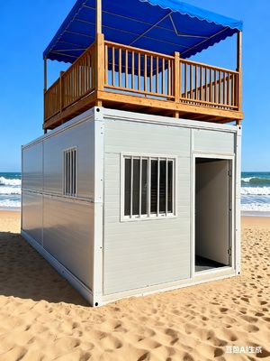 Купить A-level Fire Performance 2 Bedroom Prefab Container Homes The Ideal Solution for Temporary or Permanent Housing Производство в сети