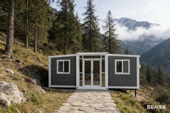 Купить Foldable 20ft Container with Wet-Dry Separation Bathroom and 37 Square Meters Floor Area in Galvanized Light Steel Frame Производство в сети