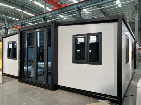 Купить Прочный складной 20-футовый контейнер со сроком службы более 20 лет, полностью оцинкованной боковой рамой и настраиваемой площадью террасы Производство в сети