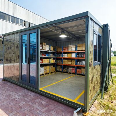 Купить Fully Galvanized Side Frame Prefab Folding House with Grade 8 Earthquake Resistance and Wet-Dry Separation Bathroom Производство в сети