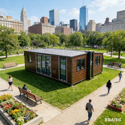 Купить Prefab Folding House with Grade 8 Earthquake Resistance 27.5 Square Meters Floor Area and Folded Size L5900 W700 H2480mm Производство в сети