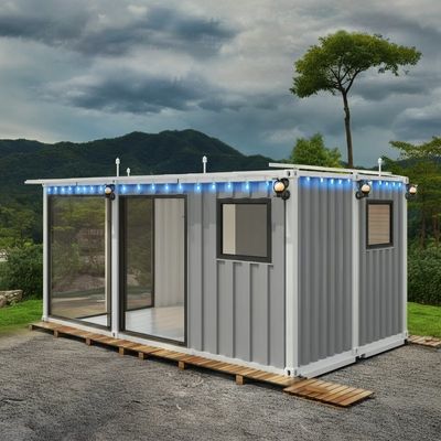 Противокоррозивный преобразованный сборный контейнерный дом модульный дом 20 футов