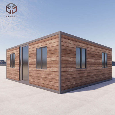 40ft Container House Расширяемые плоские модульные здания