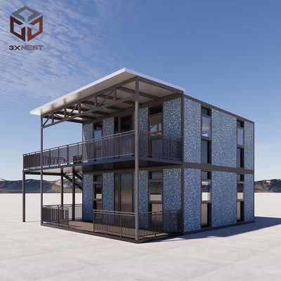 Противоветровые модульные складывающиеся дома Flat Pack Prefab House