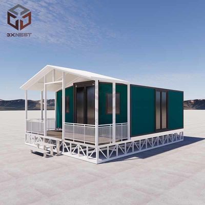 Быстрая установка 20FT предварительно построенные дома 8 класс Землетрясение Противоположность фанеры или ПВХ полов легко
