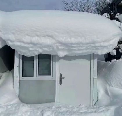 Звукоизоляция Складные модульные дома Контейнер 350 Sf Расширяемый 2br Маленький дом