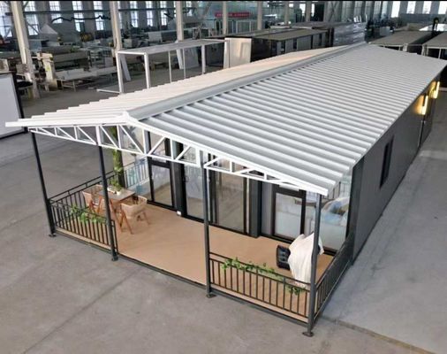 Временное или постоянное жилье 30ft расширяемый контейнерный дом с стальной дверью безопасности