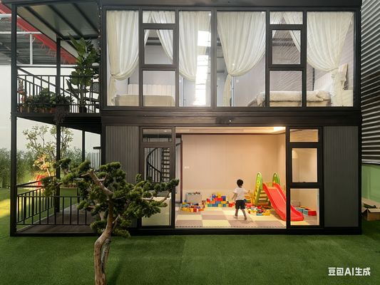 Допустимая нагрузка на пол 2 кН/м2. Сборные дома с возможностью расширения, прочные, долговечные, водонепроницаемые и устойчивые к погодным условиям.