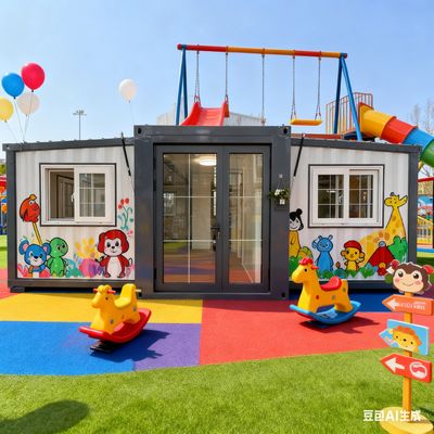 Сейсмостойкий складной 20-футовый контейнер 8-го уровня с сэндвич-панелями EPS толщиной 50-75 мм и объемом 1172 кубических фута