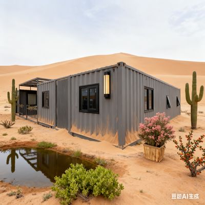 Customizable 40ft Expandable Container Home for 3-6 People Fold Size L11800*W2200*H2480mm