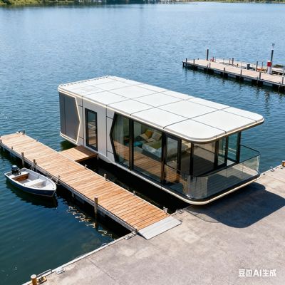 Современный космический модуль с размерами Д8560 * Ш3460 * В3400. Настраиваемая внутренняя отделка для размещения 2 человек.