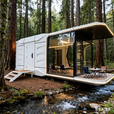 Космический дом с L8560 * W3460 * H3400 Размеры для 2 человек Жилье и настраиваемый интерьер