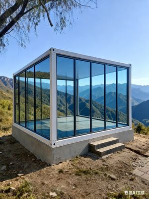 Специализированные водопроводные 20ft Flat Pack складной дом с крышей живая дорога 0,5KN / м2 и сейсмическая производительность уровень 8