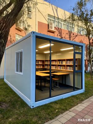 Расширяемый сборный дом с внутренними размерами 5630 * 2230 * 2515 мм Теплоизоляция 0,043 Вт / м.К. и живая нагрузка крыши 0,5 КН / м2