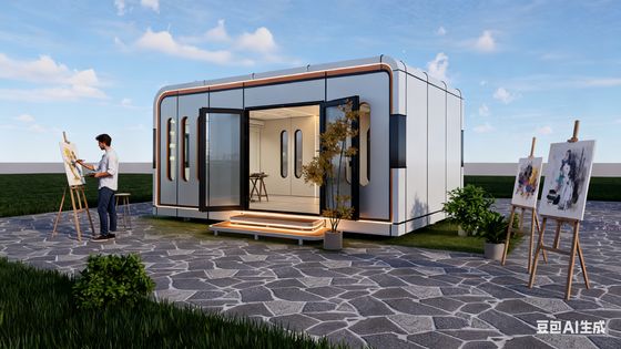 Apple Capsule House с изолированным стеклом с низким содержанием E 6+12A+6 9 мм OSB Board B3 класс водонепроницаемый для 1-2 человек