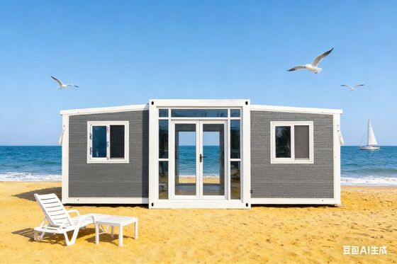 Складчивый 20-футовый контейнер с оцинкованной легкой стальной рамой, устойчивый к погодным условиям и настраиваемый для современной жизни.