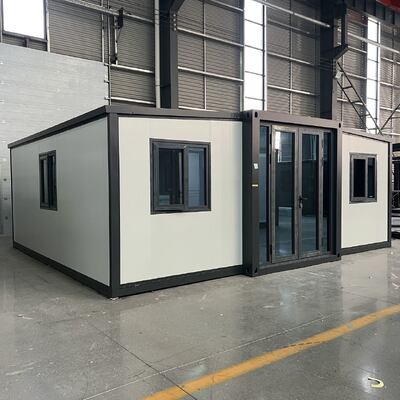 Foldable 20ft Container with 75mm EPS Sandwich Panels Fully Galvanized Side Frame and 37 Square Meters Floor Area