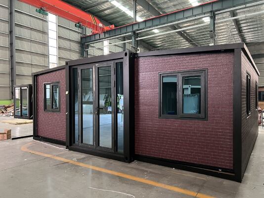 75-мм сэндвич-панели EPS, складной 20-футовый контейнер с ветроустойчивостью 4,18 кН/м² и сейсмостойкостью 8 баллов