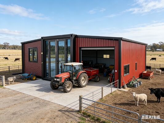 Foldable 20ft Container with Pre-assembled Components Thermal Insulation And Sound Insulation Fire-resistant Materials for Portable Living