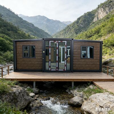 Полностью оцинкованный складной 20 футовый контейнер с тепло- и звукоизоляцией и настраиваемой террасой для универсального проживания