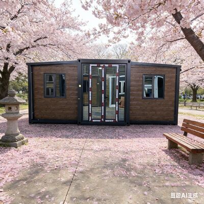 Складной 20ft контейнер с 5900 × 2200 × 2480 мм складной размер с оцинкованной легкой стальной рамы настраиваемый для легкой обработки