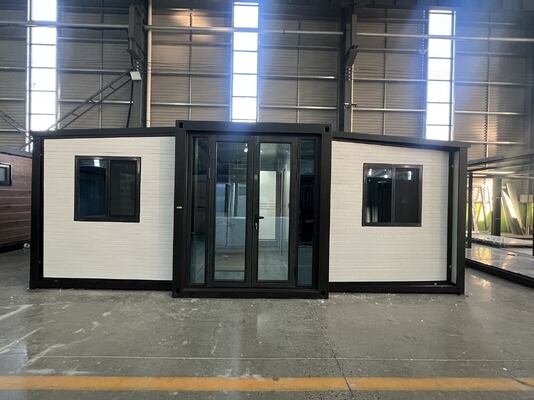 Складной контейнер 20 футов с полностью оцинкованной основной рамой, сэндвич-панелями из ЭПС толщиной 75 мм и сейсмической устойчивостью уровня 8 для сборного контейнерного дома