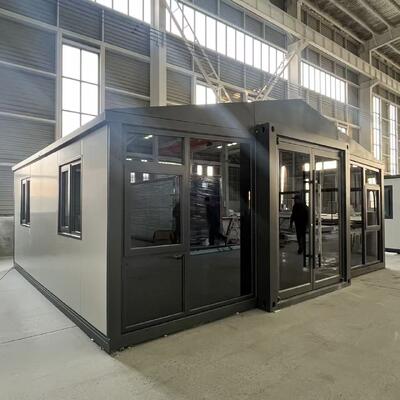 Складчивый 20-футовый контейнер с 18 мм огнеупорным цементным полом из волокна, сейсмический уровень 8, и 75 мм EPS сэндвич-панелей