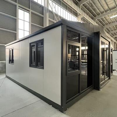 Складной контейнер 20 футов со сроком службы 30-40 лет, водонепроницаемой и ветрозащитной конструкцией, а также предварительно собранными компонентами для модульного проживания