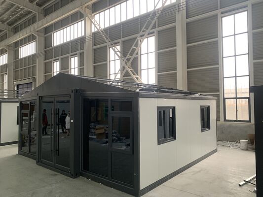 Складчивый 20-футовый контейнер с 30-40-летним сроком службы, влажно-сухой разделительной ванной и сейсмической производительностью уровня 8